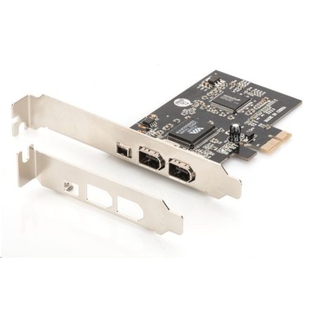 Digitus Firewire 400 2+1 portos PCIe kártya (DS-30201-5)