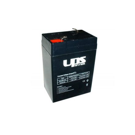 UPS Power zselés ólomsavas gondozásmentes akkumulátor 6V / 4Ah 70x101x47mm (106021)