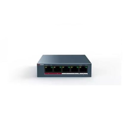 Hikvision 10/100 4x PoE + 1x uplink portos switch  (DS-3E0105P-E/M)