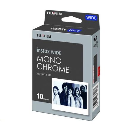 Fujifilm Instax Wide Monochrome fotópapír 10 lap