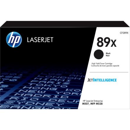 HP 89X nagy kapacitású LaserJet tonerkazetta fekete (CF289X)