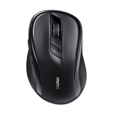 Rapoo M500 Multi-mode vezeték nélküli (Bluetooth 3.0, 4.0 és 2.4GHz) egér fekete (184535)