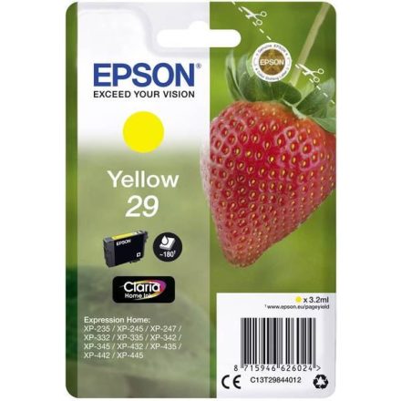 Epson 29 Claria Home tintapatron sárga (C13T29844012)