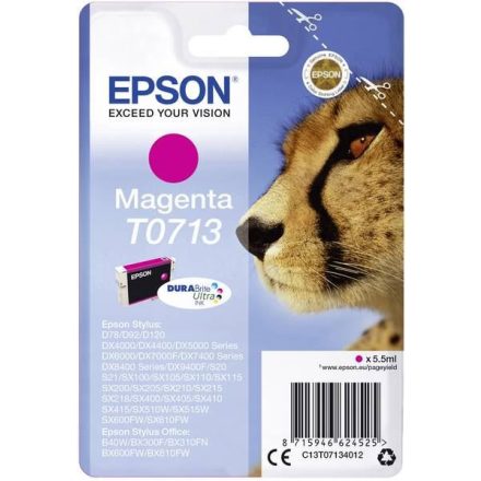 Epson T0713 DURABrite Ultra tintapatron magenta (C13T07134012)