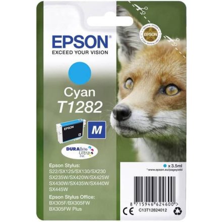 Epson T1282 DURABrite Ultra tintapatron cián (C13T12824012)