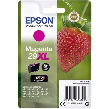 Epson 29XL Claria Home tintapatron magenta (C13T29934012)