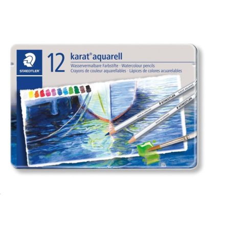 Staedtler "Karat" színes akvarell ceruza készlet 12db  (125 M12 / TS125M12)