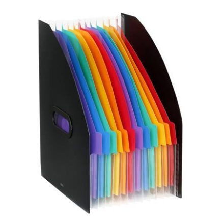 Viquel "Rainbow Class" 12 részes iratpapucs fekete  (011167-05 / IV111187)