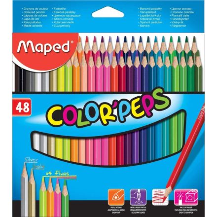 Maped "Color'Peps" színes ceruza készlet 48 különböző szín (832048)