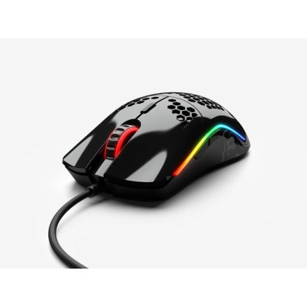 Glorious Model O Gaming egér fényes fekete (GO-GBLACK)