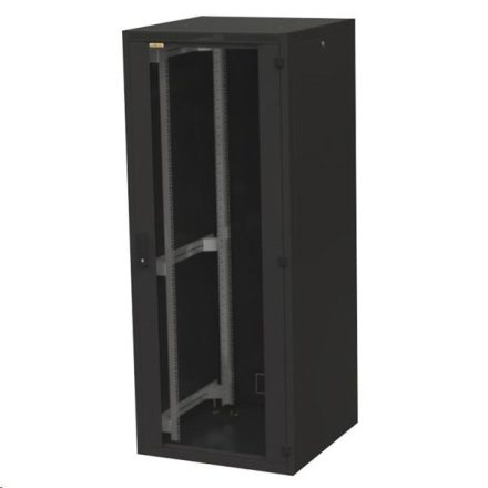 Conteg álló rack szekrény 19" fekete  (RI7-45-80/80-H)