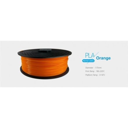 3D nyomtató filament 1,75 mm PLA narancssárga (3DFILAMENT175O)