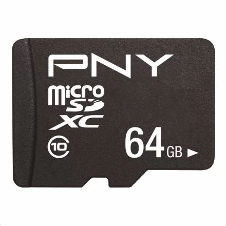 64GB microSDXC PNY Performance Plus CL10 + adapter (P-SDU64G10PPL-GE)