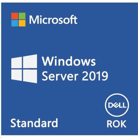 DELL EMC szerver OS - MS Windows Server 2019 Standard Edition 16 CORE, 64bit ROK - English (WSOS) (634-BSFX)