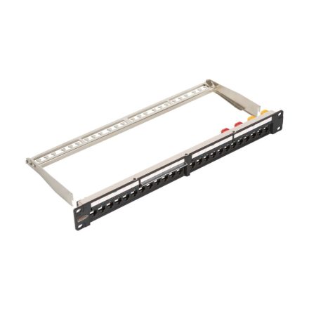 Nikomax LED-es panel 24 port 1U (NMC-RP24-LS2-1U-MT)