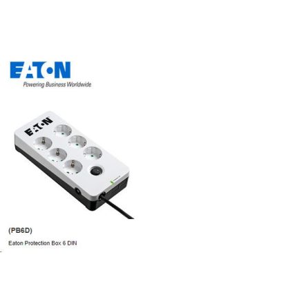 Eaton PB6D ProtectionBox 6, 6×DIN túlfesz-védő aljzat