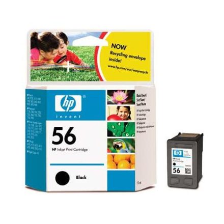 HP C6656AE fekete patron (56)