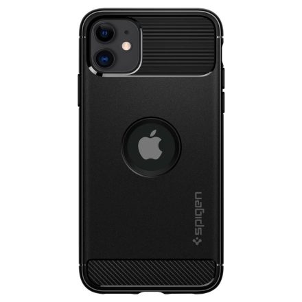 Spigen Rugged Armor iPhone 11 hátlaptok fekete (076CS27183)