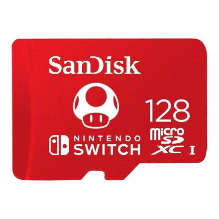 128GB microSDXC Sandisk Nintendo Switch UHS-I CL10 U3 A1 V30  (183552 / SDSQXAO-128G-GNCZN)