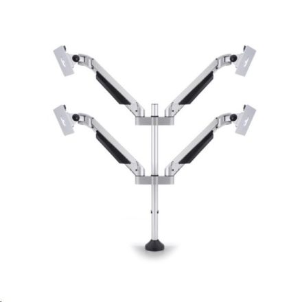 Multibrackets asztali rögzítő Gas Lift Quad, dönthető, forgatható 15-32", ezüst (7350022737228)