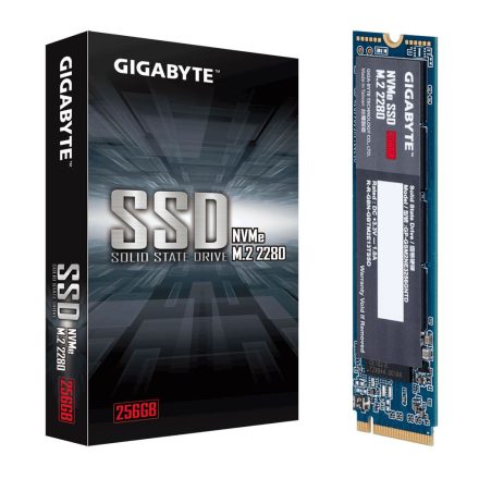 256GB Gigabyte SSD M.2 meghajtó (GP-GSM2NE3256GNTD)