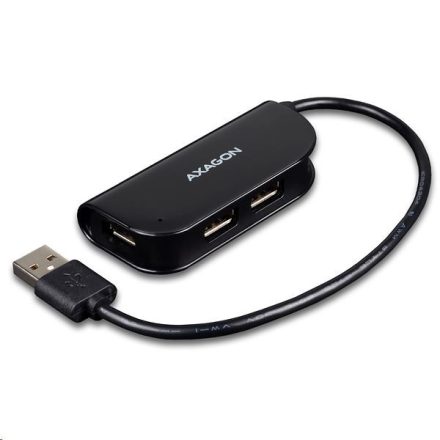 Axagon HUE-X4B négyportos USB 2.0 hub fekete