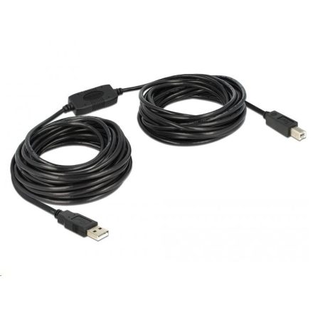 Delock USB 2.0 A típusú csatlakozó > USB 2.0 B típusú csatlakozó  11 m kábel (82915)