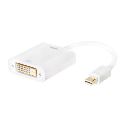 Logilink mini Displayport csatlakozó -> DVI aljzat átalakító (aktív típus) (CV0037B)