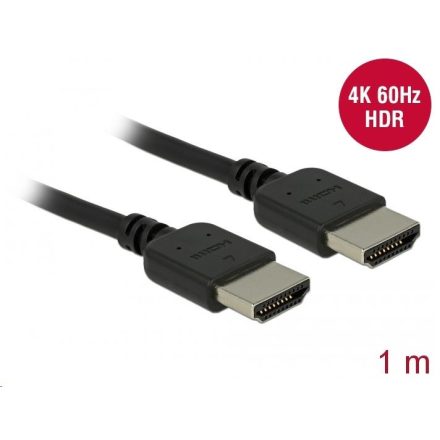 Delock Prémium HDMI kábel 4K 60 Hz 1 m (85215)