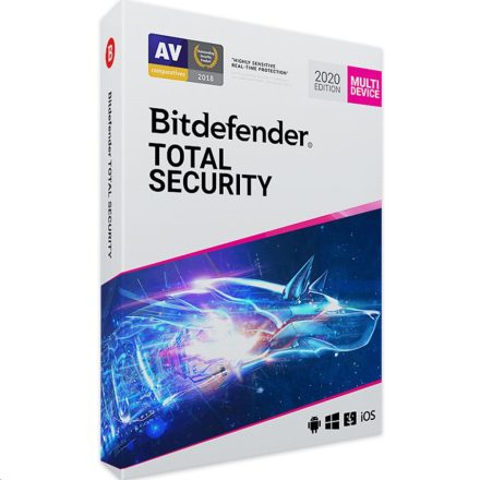 Bitdefender Total Security HUN  5 Eszköz 1 év dobozos vírusirtó szoftver (TS01ZZCSN1205BEN)