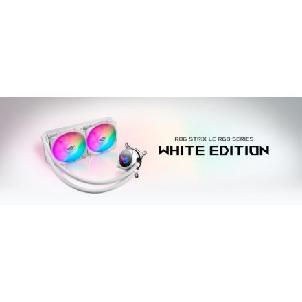 ASUS ROG STRIX LC 240 RGB White Edition univerzális vízhűtés fehér (90RC0062-M0UAY0)