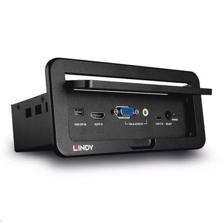 LINDY asztalba süllyeszthető, HDMI kimenetre (HDMI,VGA,USB-C,Mini DisplayPort) konverter (38269)