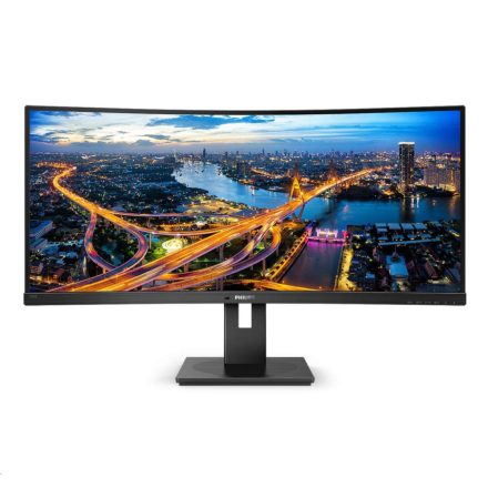 34" Philips 345B1C/00 ívelt LCD monitor fekete