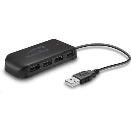 Speedlink Snappy Evo 7 portos USB 2.0 Hub fekete (SL-140005-BK)