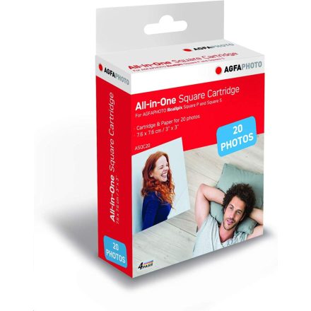 Agfa Realipixi 4Pass papír, Realpix Mini P és S készülékhez, 20db-os (AG-AMC20)