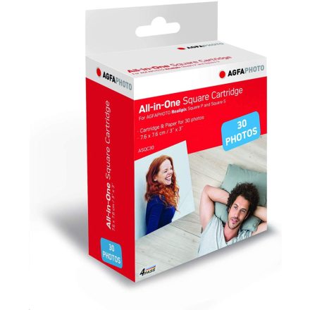 Agfa Realipixi 4Pass papír, Realpix Mini P és S készülékhez, 30db-os (AG-AMC30)