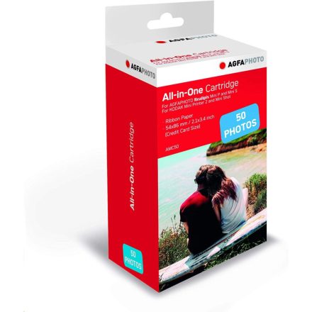 Agfa Realipixi 4Pass papír, Realpix Mini P és S készülékhez, 50db-os (AG-AMC50)