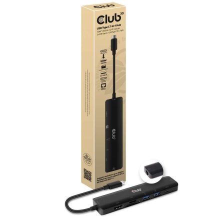 CLUB3D SenseVision univerzális dokkoló állomás USB-C (CSV-1592)