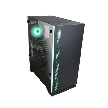 Zalman S5 Black táp nélküli ablakos ház fekete