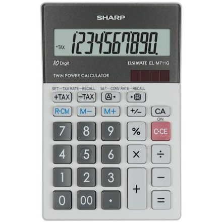 Sharp EL-M711G számológép szürke