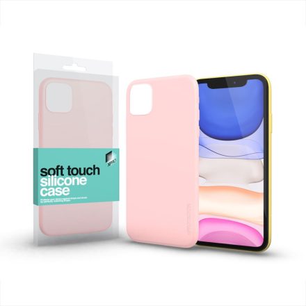 Xprotector Soft Touch Silicone Apple iPhone 11 tok púder pink (118985)