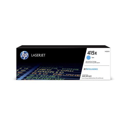 HP 415X nagy kapacitású LaserJet tonerkazetta ciánkék (W2031X)