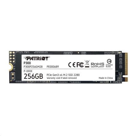 256GB Patriot P300 M.2 SSD meghajtó (P300P256GM28)