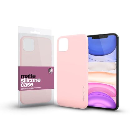 Xprotector Apple iPhone 11 Pro Max ultra vékony tok matt púder pink (118716)