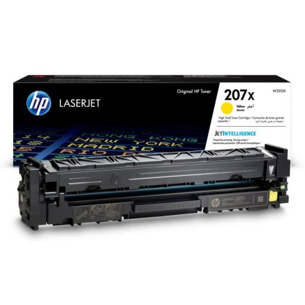 HP 207X nagy kapacitású LaserJet tonerkazetta sárga (W2212X)