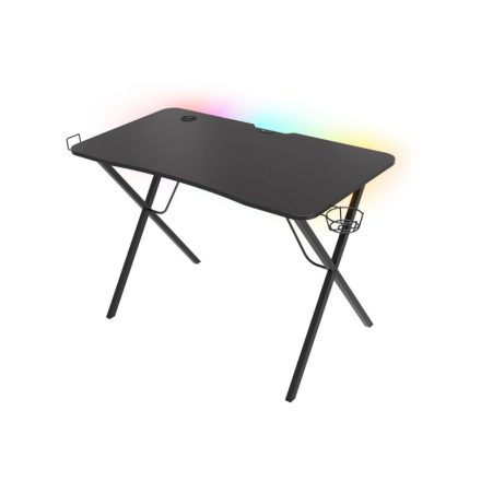 Natec Genesis Holm 200 RGB gaming asztal fekete (NDS-1606)