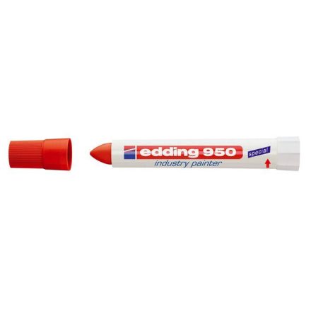 Edding 7580129000 "950" jelölő marker kúpos, piros (TED950P)