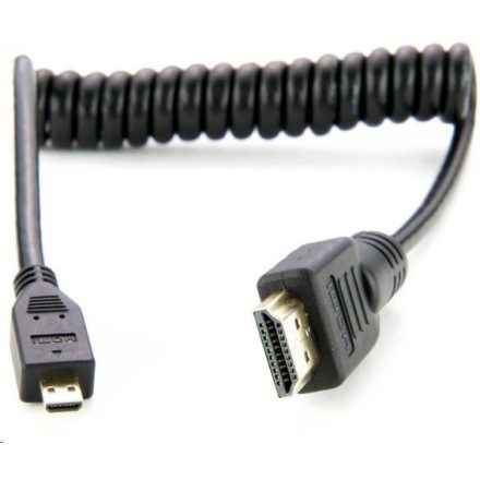 Atomos Micro HDMI - Micro HDMI kábel spirál 30cm (ATOMCAB015)