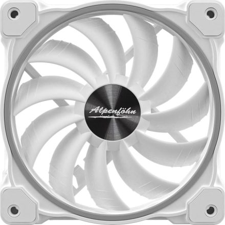 Alpenföhn Wing Boost 3 ARGB High Speed White Edition ház hűtő ventilátor 12cm (3db) fehér (84000000165)