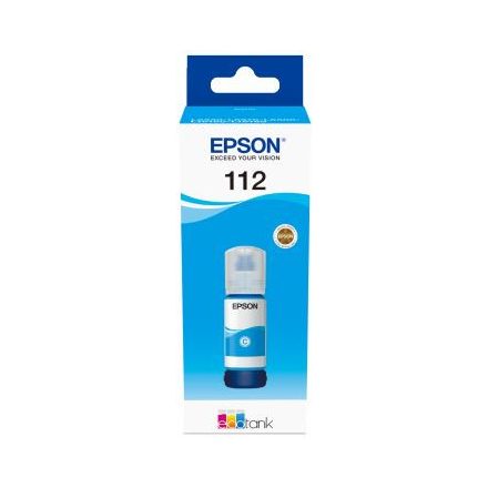 Epson 112 EcoTank tintapalack Pigment ciánkék (C13T06C24A)